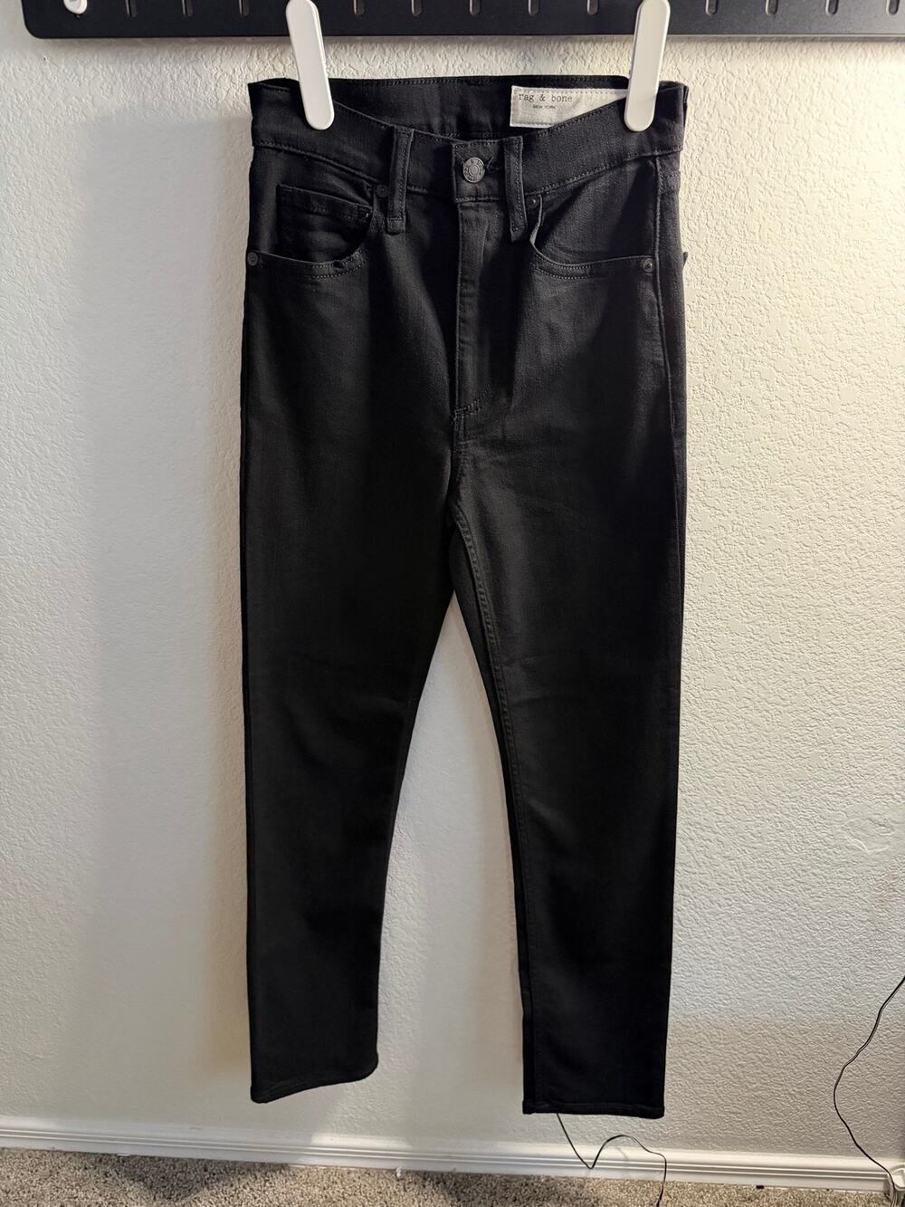 rag & bone Black Skinny Jeans Women’s Size 23 Mid-Rise